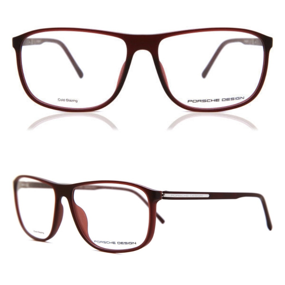 Porsche Design Frame - P'8278-D Red Rx Eyeglasses Acetate 56-13-140